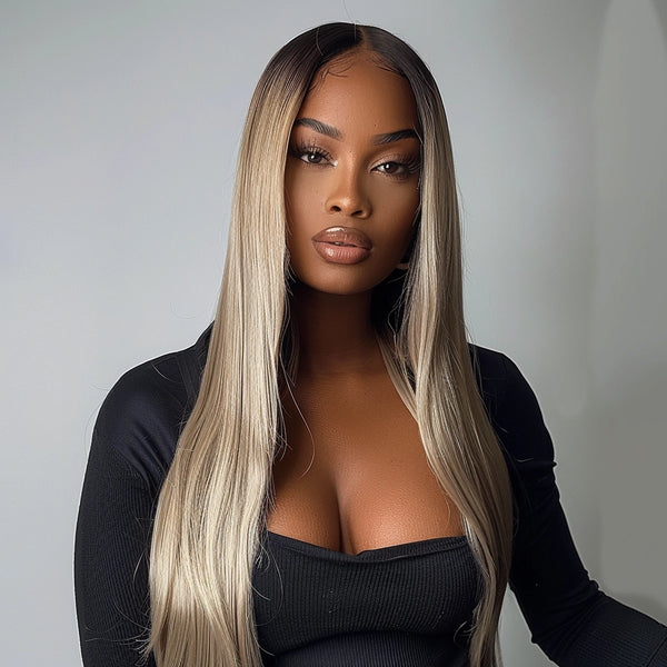 Platinum - satin straight